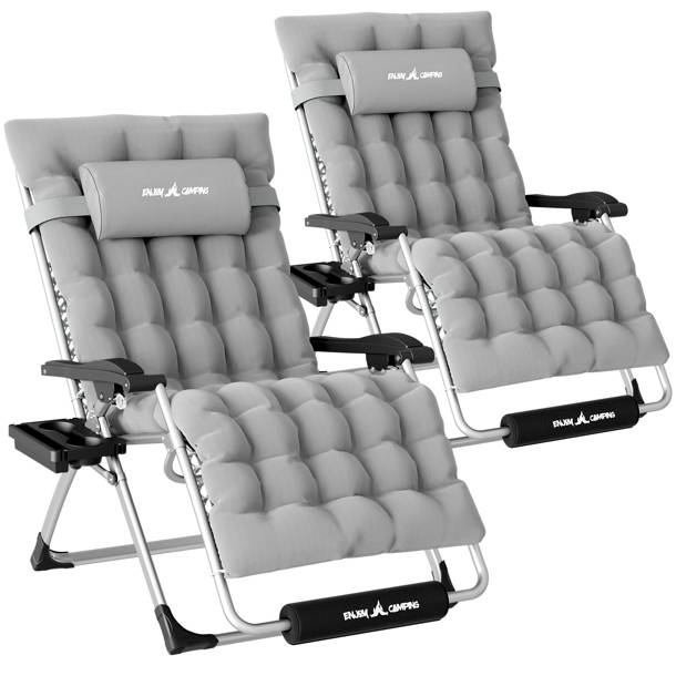 Arlmont & Co. Kymbra Oversized XL Folding Reclining Folding Zero